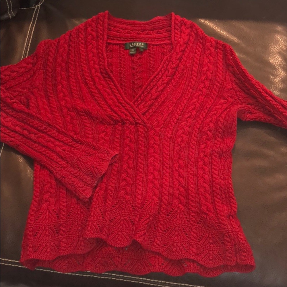 Ralph Lauren Red Sweater